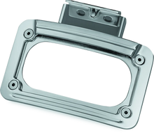 Load image into Gallery viewer, Kuryakyn L.E.D. Curved License Plate Frame Indian Chrome - Main Product View