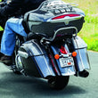 Load image into Gallery viewer, Kuryakyn L.E.D. Curved License Plate Frame Indian Chrome - Side View