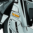 Load image into Gallery viewer, Kuryakyn L.E.D. Front Reflector Conversion Light Amber Chrome