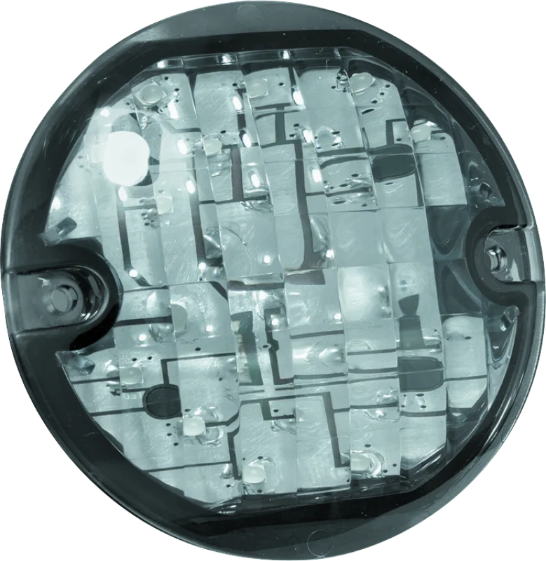 Kuryakyn LED Front Turn Signal Conversion Flat Style Insert Amber Lens - Main Product View