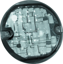 Load image into Gallery viewer, Kuryakyn LED Front Turn Signal Conversion Flat Style Insert Amber Lens - Main Product View