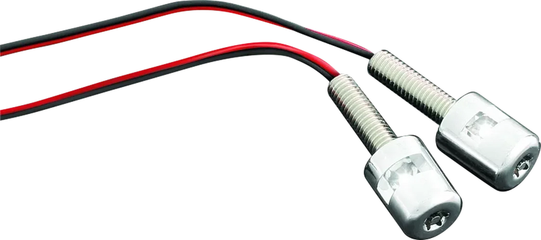 Kuryakyn Led License Plate Bolt Lights Chrome - Detail View