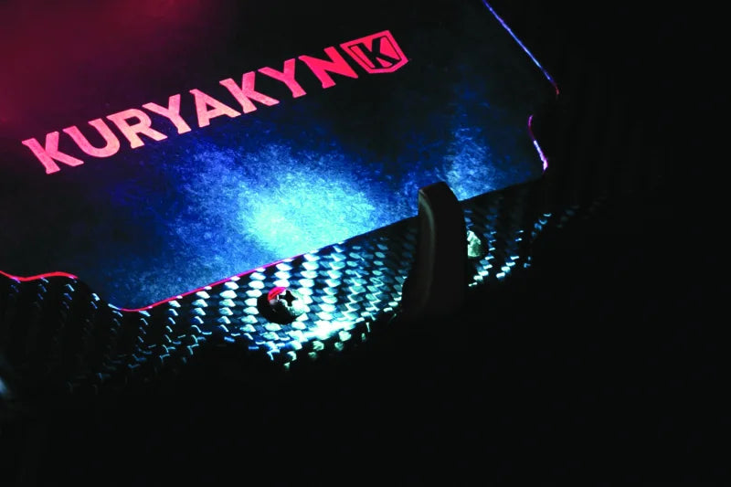 Kuryakyn LED License Plate Light Black - Side View