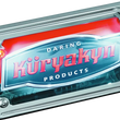 Load image into Gallery viewer, Kuryakyn LED License Plate Light With Red Accent Light Universal Chrome - Side View