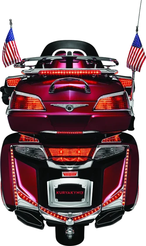 Kuryakyn L.E.D. Lighted Trunk Lid Handle 01-17 GL1800 Chrome - Additional View 9