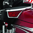 Load image into Gallery viewer, Kuryakyn L.E.D. Passenger Armrest Trim With Turn Signal 06-17 GL1800 Chrome - Detail View