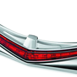 Load image into Gallery viewer, Kuryakyn L.E.D. Rear Fender Tip 12-17 GL1800 Chrome Red Lens - Main Product View
