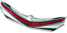 Load image into Gallery viewer, Kuryakyn L.E.D. Rear Fender Tip 12-17 GL1800 Chrome Red Lens - Main Product View