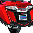 Load image into Gallery viewer, Kuryakyn L.E.D. Rear Fender Tip 12-17 GL1800 Gloss Black Smoke Lens