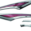 Load image into Gallery viewer, Kuryakyn L.E.D. Saddlebag Accent Swoops 12-17 GL1800 Chrome