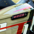 Load image into Gallery viewer, Kuryakyn LED Saddlebag Hinge Accents Black - Side View