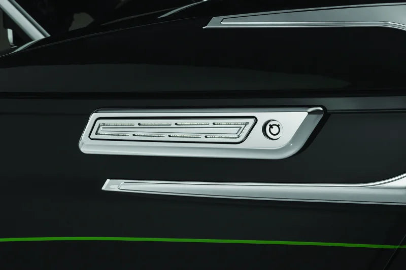 Kuryakyn LED Saddlebag Hinge Accents Chrome - Main Product View