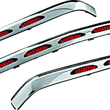 Load image into Gallery viewer, Kuryakyn L.E.D. Trunk Molding For 01-10 GL1800 Chrome Red Lens - Main Product View