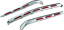 Load image into Gallery viewer, Kuryakyn L.E.D. Trunk Molding For 01-10 GL1800 Chrome Red Lens - Main Product View
