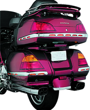 Load image into Gallery viewer, Kuryakyn L.E.D. Trunk Molding For 01-10 GL1800 Chrome Red Lens - Side View