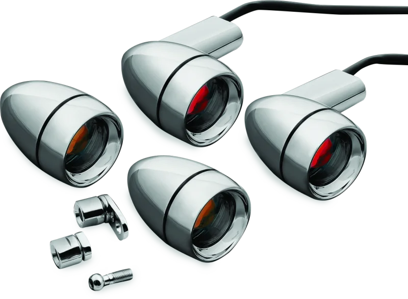 Kuryakyn Late Style Turn Signal Kit Chrome