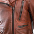 Load image into Gallery viewer, Kuryakyn Leather By River Road Arabian Spice Leather Jacket Red Womens - Small - Additional View 5