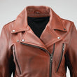 Load image into Gallery viewer, Kuryakyn Leather By River Road Arabian Spice Leather Jacket Red Womens - Small - Additional View 7