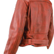 Load image into Gallery viewer, Kuryakyn Leather By River Road Arabian Spice Leather Jacket Red Womens - Small - Additional View 11