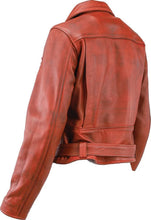 Load image into Gallery viewer, Kuryakyn Leather By River Road Arabian Spice Leather Jacket Red Womens - Small - Additional View 11