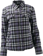 Load image into Gallery viewer, Kuryakyn Leather By River Road Cameo Flannel Moto Shirt Womens - Medium