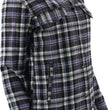 Load image into Gallery viewer, Kuryakyn Leather By River Road Cameo Flannel Moto Shirt Womens - Small - Side View