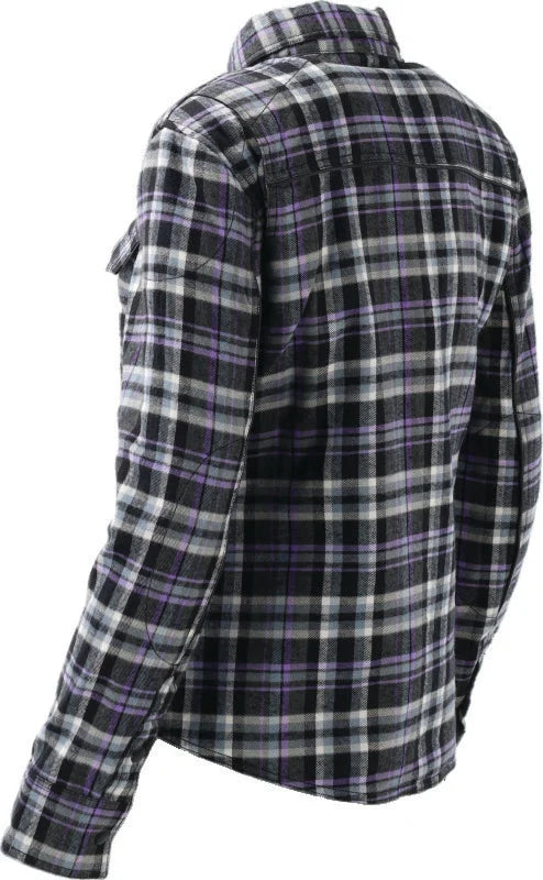 Kuryakyn Leather By River Road Cameo Flannel Moto Shirt Womens - Small - Installation View