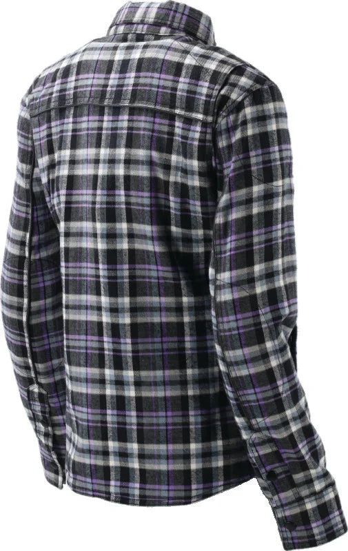 Kuryakyn Leather By River Road Cameo Flannel Moto Shirt Womens - Small - Additional View 9