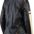 Load image into Gallery viewer, Kuryakyn Leather By River Road Dame Vintage Leather Jacket Black Womens - Small - Back View