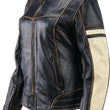 Load image into Gallery viewer, Kuryakyn Leather By River Road Dame Vintage Leather Jacket Black Womens - Small - Additional View 5