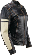 Load image into Gallery viewer, Kuryakyn Leather By River Road Dame Vintage Leather Jacket Black Womens - Small - Additional View 6