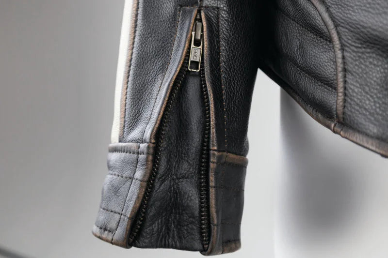 Kuryakyn Leather By River Road Dame Vintage Leather Jacket Black Womens - Small - Additional View 8