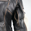 Load image into Gallery viewer, Kuryakyn Leather By River Road Dame Vintage Leather Jacket Black Womens - Small - Additional View 9