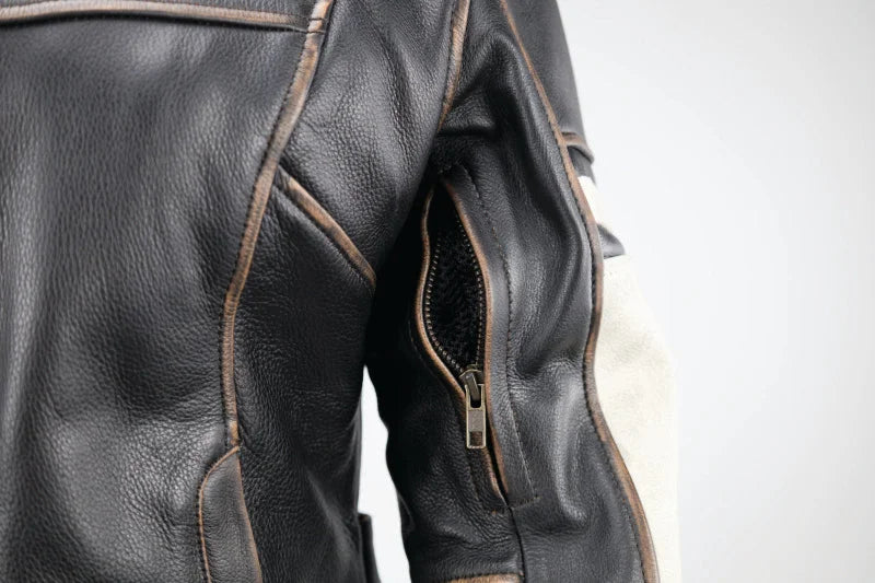 Kuryakyn Leather By River Road Dame Vintage Leather Jacket Black Womens - Small - Additional View 9