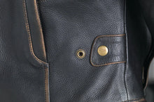 Load image into Gallery viewer, Kuryakyn Leather By River Road Dame Vintage Leather Jacket Black Womens - Small - Additional View 10