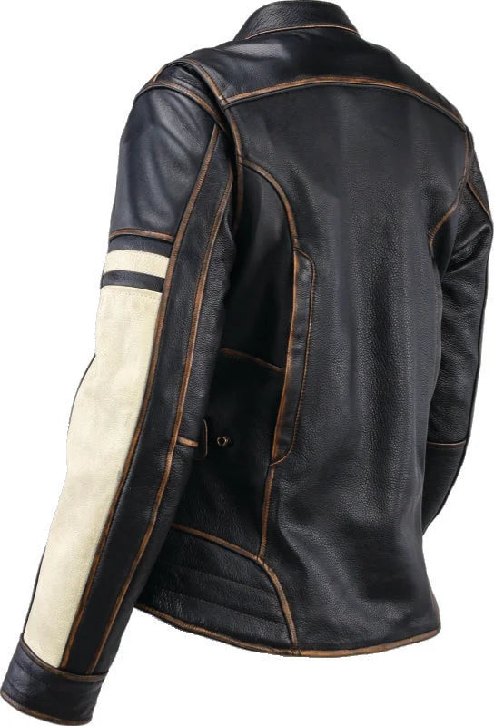Kuryakyn Leather By River Road Dame Vintage Leather Jacket Black Womens - Small - Additional View 11
