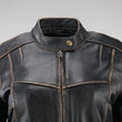 Load image into Gallery viewer, Kuryakyn Leather By River Road Dame Vintage Leather Jacket Black Womens - Small - Additional View 12