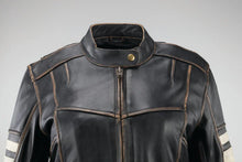 Load image into Gallery viewer, Kuryakyn Leather By River Road Dame Vintage Leather Jacket Black Womens - Small - Additional View 12