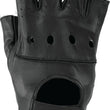 Load image into Gallery viewer, Kuryakyn Leather By River Road Diamond Shorty Gloves Black Womens - Large