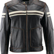 Load image into Gallery viewer, Kuryakyn Leather By River Road Hoodlum Vintage Leather Jacket Black - Medium