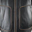 Load image into Gallery viewer, Kuryakyn Leather By River Road Hoodlum Vintage Leather Jacket Black - Small - Additional View 5