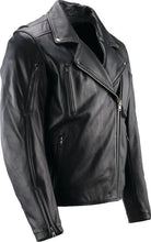 Load image into Gallery viewer, Kuryakyn Leather By River Road Ironclad Classic Leather Jacket Black - Small - Side View