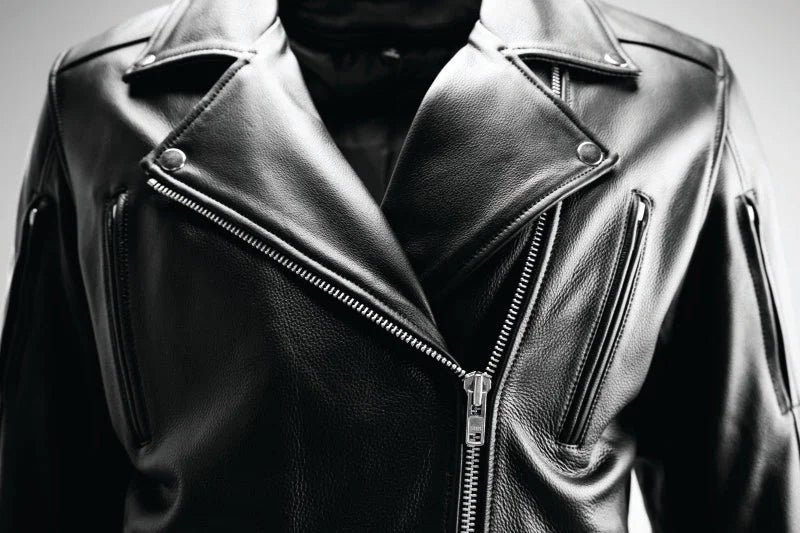 Kuryakyn Leather By River Road Ironclad Classic Leather Jacket Black - Small - Back View