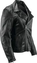 Load image into Gallery viewer, Kuryakyn Leather By River Road Ironclad Classic Leather Jacket Black Womens - Small - Back View