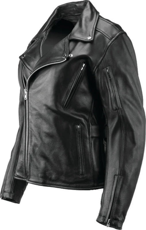 Kuryakyn Leather By River Road Ironclad Classic Leather Jacket Black Womens - Small - Installation View