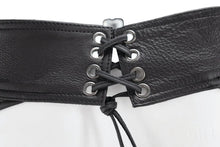 Load image into Gallery viewer, Kuryakyn Leather By River Road Longhaul Leather Chaps Black - Large - Additional View 5