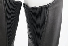 Load image into Gallery viewer, Kuryakyn Leather By River Road Longhaul Leather Chaps Black - Large - Additional View 8