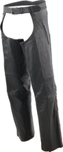 Load image into Gallery viewer, Kuryakyn Leather By River Road Longhaul Leather Chaps Black - Large - Additional View 12