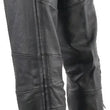 Load image into Gallery viewer, Kuryakyn Leather By River Road Longhaul Leather Chaps Black - Large - Back View
