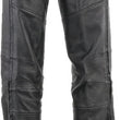 Load image into Gallery viewer, Kuryakyn Leather By River Road Longhaul Leather Chaps Black - Large - Installation View